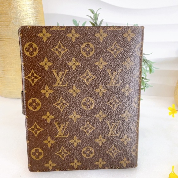 Very Rare💎 Authentic Louis Vuitton Agenda GM w/ inserts Monogram - Picture 3 of 16